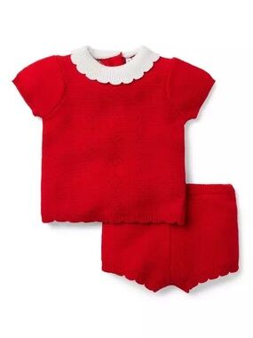 Janie and Jack Baby Pointelle Sweater Matching Set